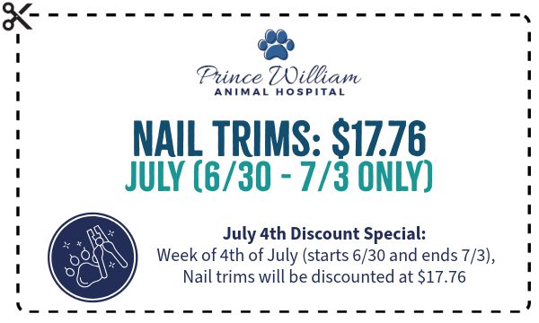 Coupon, Nail Trims $17.76 discount week of July 4th